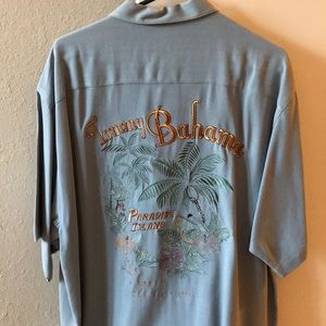 Tommy Bahama men's Button Down Paradise Island